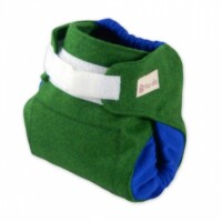 Hu-da Woll-Klett&uuml;berhose gr&uuml;n