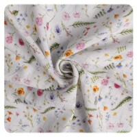 Pucktuch Musselin Sommerwiese 120x120
