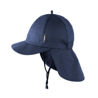 Sonnenhut mit Nackenschutz dunkelblau