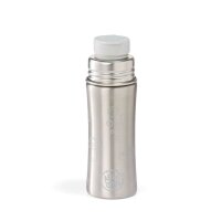 Trinkflasche silber 330ml