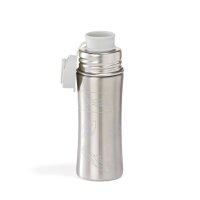 Trinkflasche silber 330ml