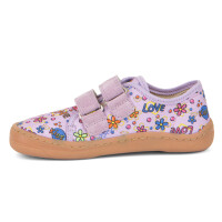 Barefoot Sneaker-Canvas lilac - 33