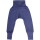 Hose mit Bund Wolle Seide marine - 74/80