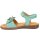 Lore Flowers Sandale aqua - 28