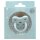 Hevea Naturkautschuk Schnuller Ente baby blue rund