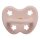 Hevea Naturkautschuk Schnuller Blume powder pink rund