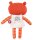 Kuscheltier Tiger Trisse orange