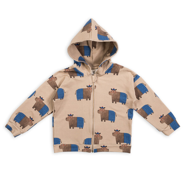 Kapuzenjacke Hippos - 116/122