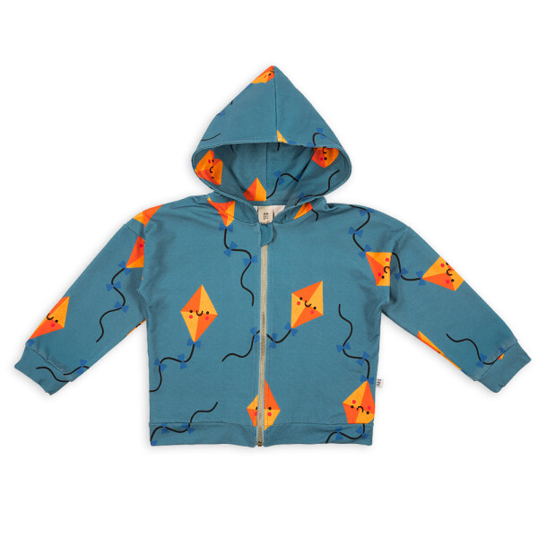 Kapuzenjacke Kite on turquiose - 116/122