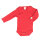 Body Langarm Wolle/Seide rot