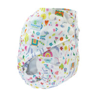 Bl&uuml;mchen OneSize &Uuml;berhose PUL Druckis Llama weiss