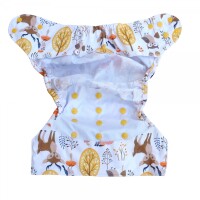 Bl&uuml;mchen OneSize &Uuml;berhose PUL Druckis Llama weiss