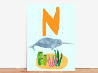 ABC-Karte N wie Narwal