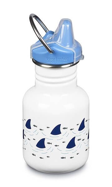 Trinkflasche Edelstahl m. Sippy Cap Sharks 355ml