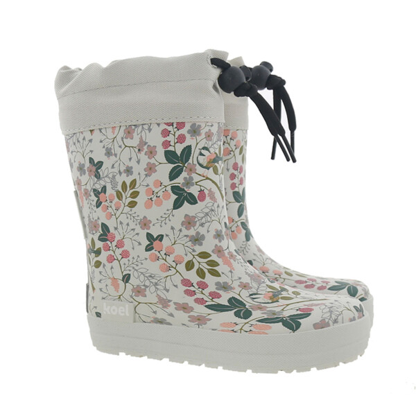 Gummistiefel Toggle warm Flowers Green - 33