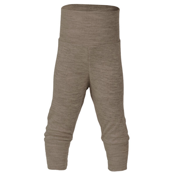 Baby-Hose Wolle/Seide walnuss