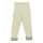 Baby-Hose zum Wenden Wolle/Seide natur bedruckt Punkte