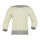 Pulli Wolle/Seide natur bedruckt Punkte