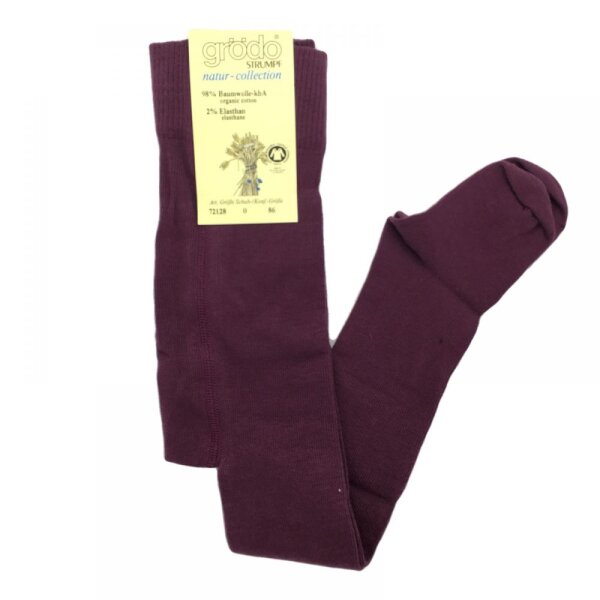 Kinderstrumpfhose brombeer - 5-6