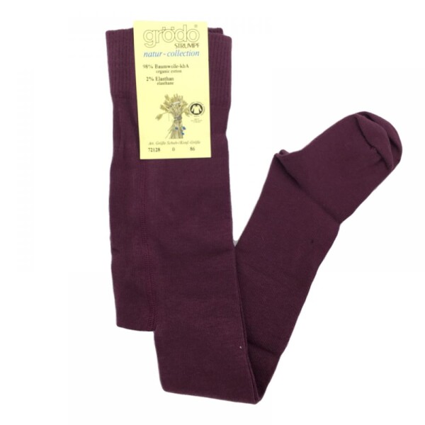 Kinderstrumpfhose brombeer - 7-8