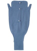 Mamalila Kapuzenmantel f&uuml;r zwei misty blue
