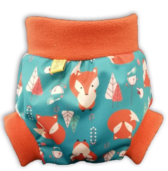 Schlupf-Überhose aus PUL soft Füchse - XL