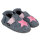 Hausschuhe Wolle stars grau - 34