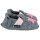 Hausschuhe Wolle stars grau - 34