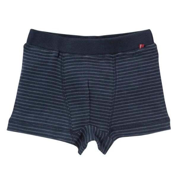 Boxershorts 2er-Pack geringelt dunkelblau - 140