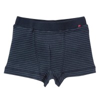 Boxershorts 2er-Pack geringelt dunkelblau - 140