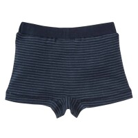 Boxershorts 2er-Pack geringelt dunkelblau - 140