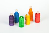 Set Ringe, Taler, Nins Figuren Regenbogen