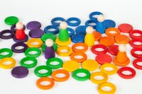 Set Ringe, Taler, Nins Figuren Regenbogen