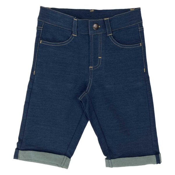 Shorts Knee Indigo Wash - 98/104
