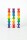 18 Holzspulen Regenbogen