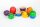 Set 12 Schüsseln und 6 Murmeln Regenbogen