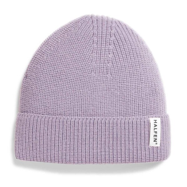 Strick-Beanie Merino flieder - 1