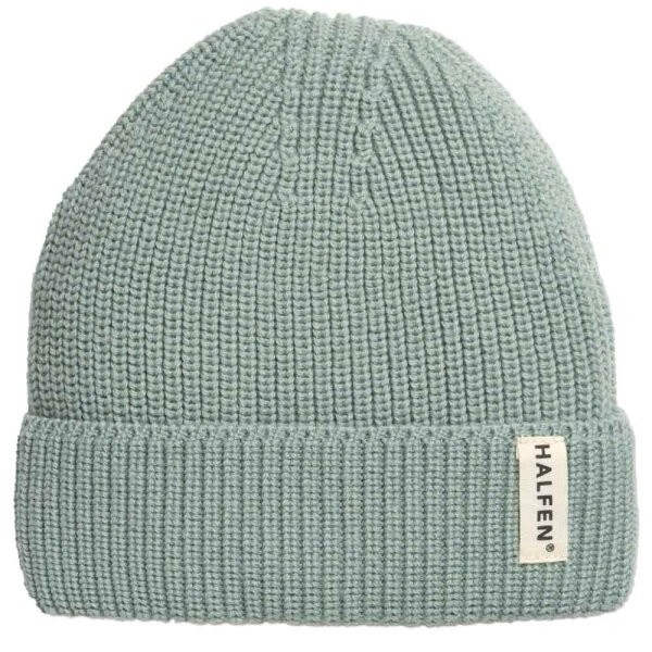 Strick-Beanie Merino mint - 1