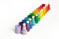 Set The Nins Carla Figuren, Ringe, Taler Regenbogen