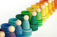 Set The Nins Carla Figuren, Ringe, Taler Regenbogen