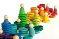 Set The Nins Carla Figuren, Ringe, Taler Regenbogen