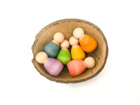 6 Baby Nins Figuren Regenbogen