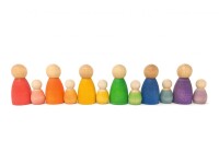 6 Baby Nins Figuren Regenbogen