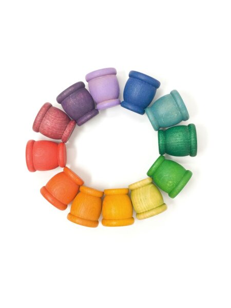 12 Mates Becher Regenbogen