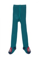 Strumpfhose Igel petrol