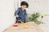 24 Nest Ringe Regenbogen