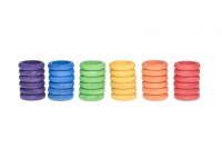 36 Ringe Regenbogen 6 Farben
