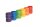 36 Ringe Regenbogen 6 Farben