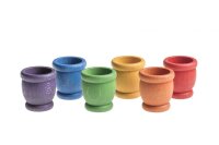 6 Mates Becher Regenbogen