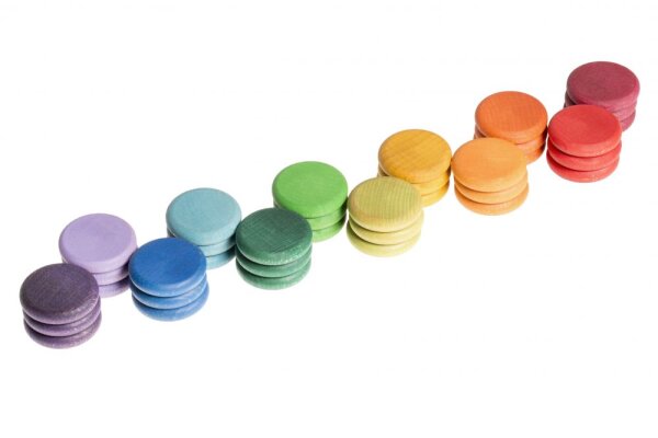 36 Taler Regenbogen 12 Farben
